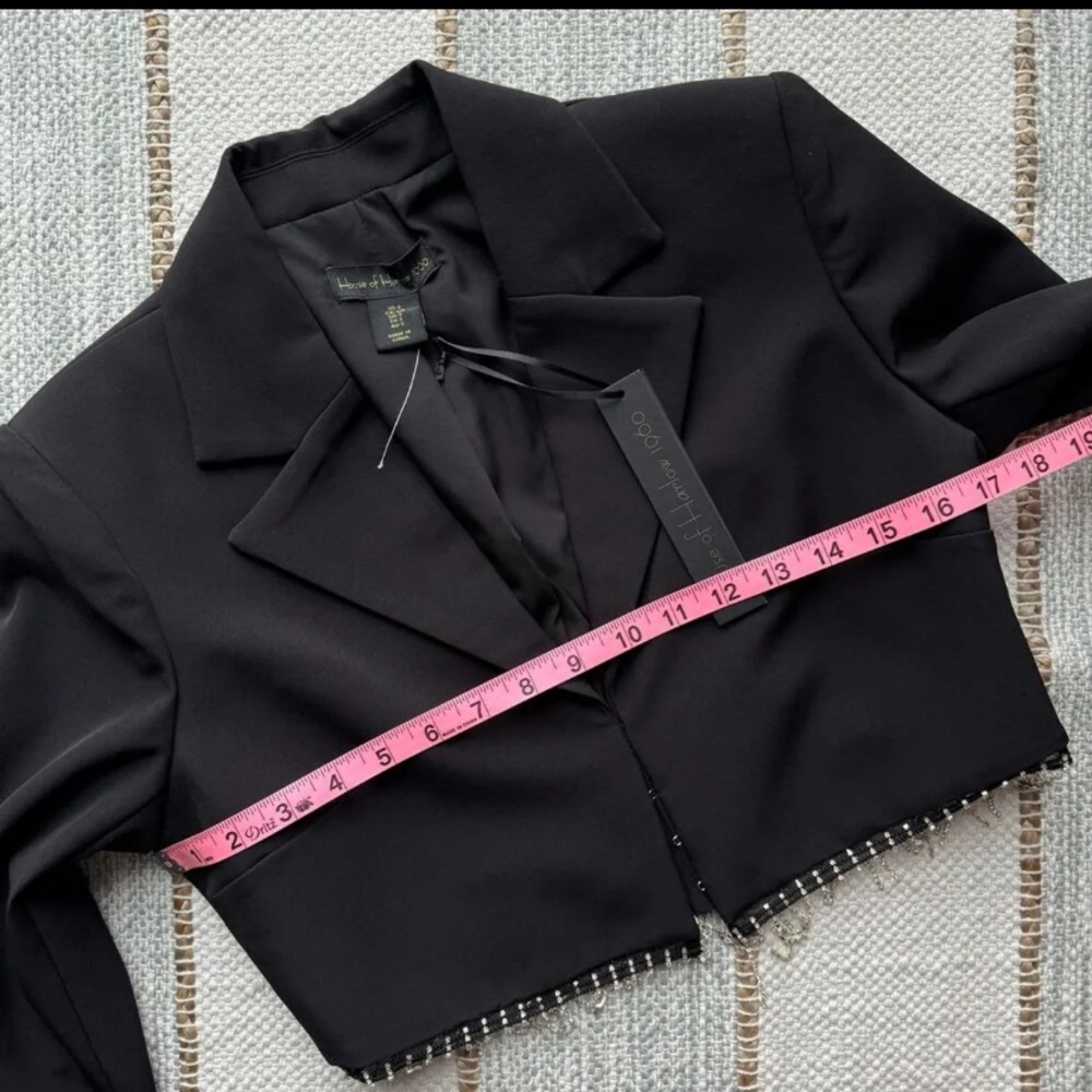 NWT House of Harlow Rhinestone blazer set - Picture 5 of 10